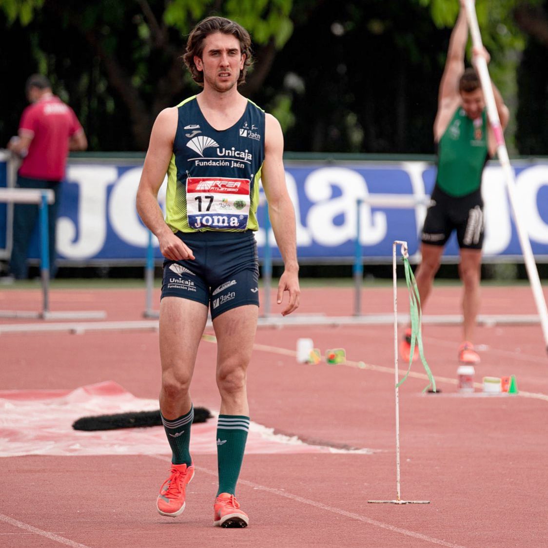 Pedro Marín saltando longitud en Castellón, 2015